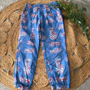 Crewcuts‎ Pineapple Cotton loungewear Pants. Size 10